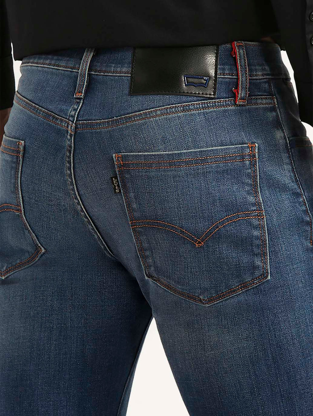 Men's Redloop 511 Blue Slim Fit Mid Rise Jeans