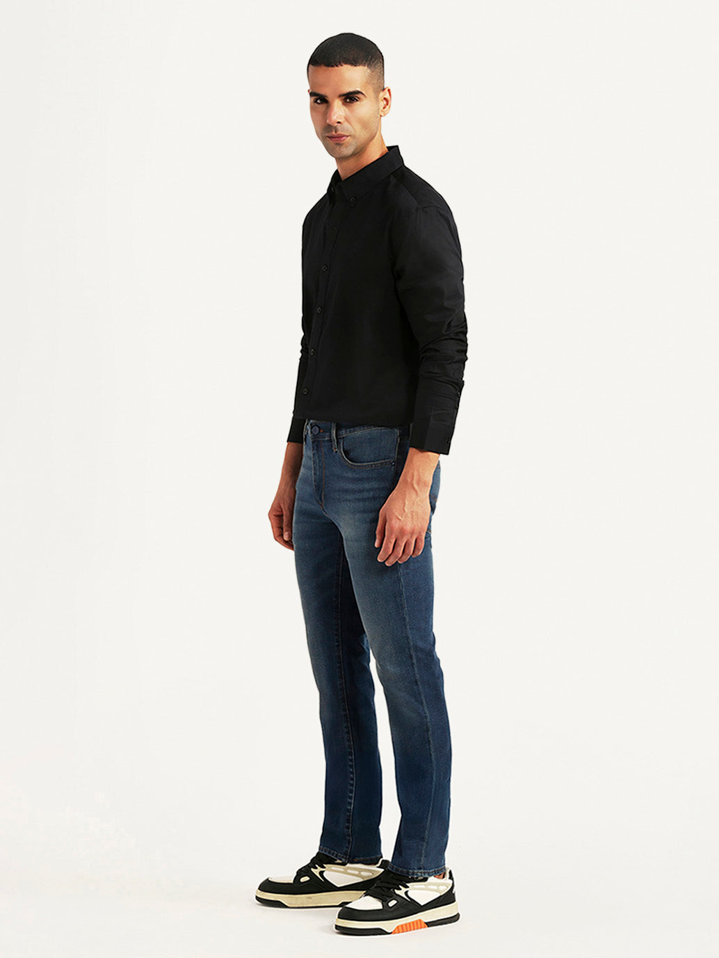Men's Redloop 511 Blue Slim Fit Mid Rise Jeans