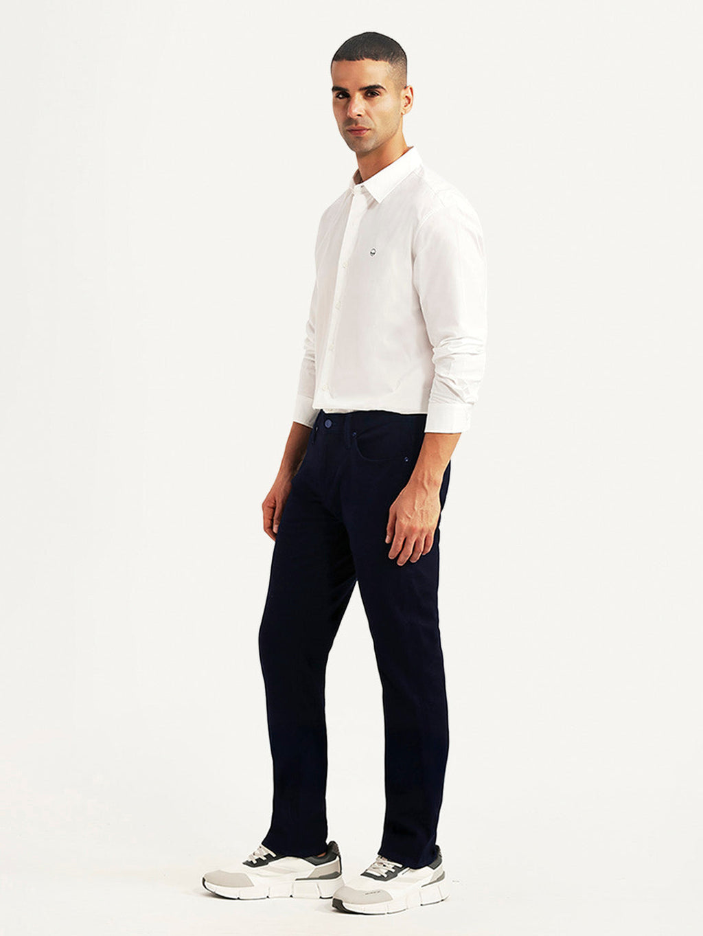 Men's Redloop 511 Dark Blue Slim Fit Mid Rise Jeans