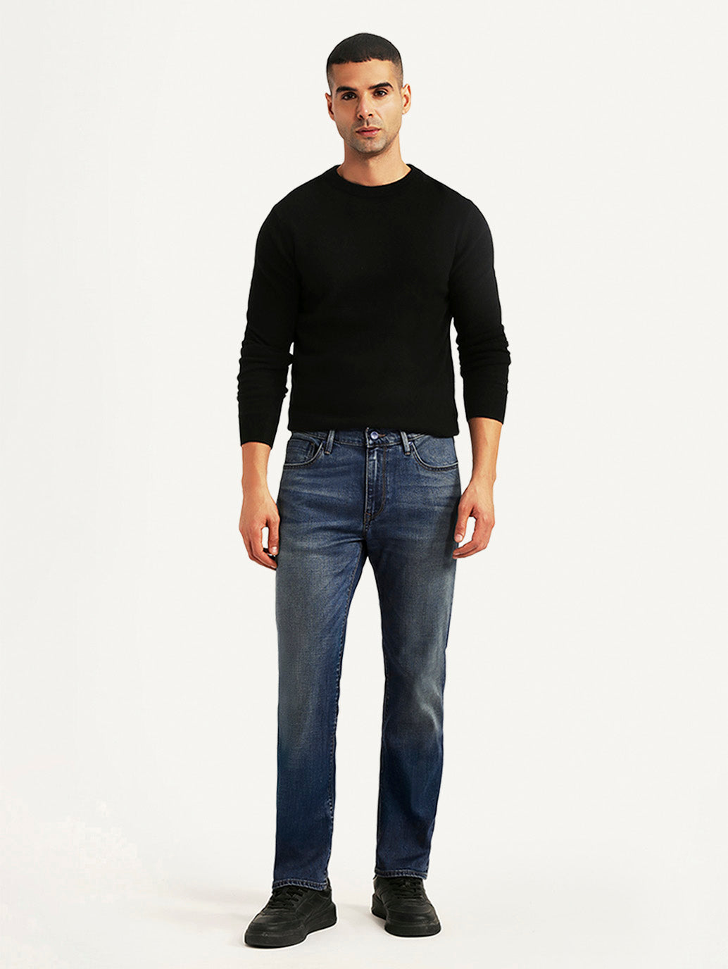 Men's Redloop 511 Blue Slim Fit Mid Rise Jeans