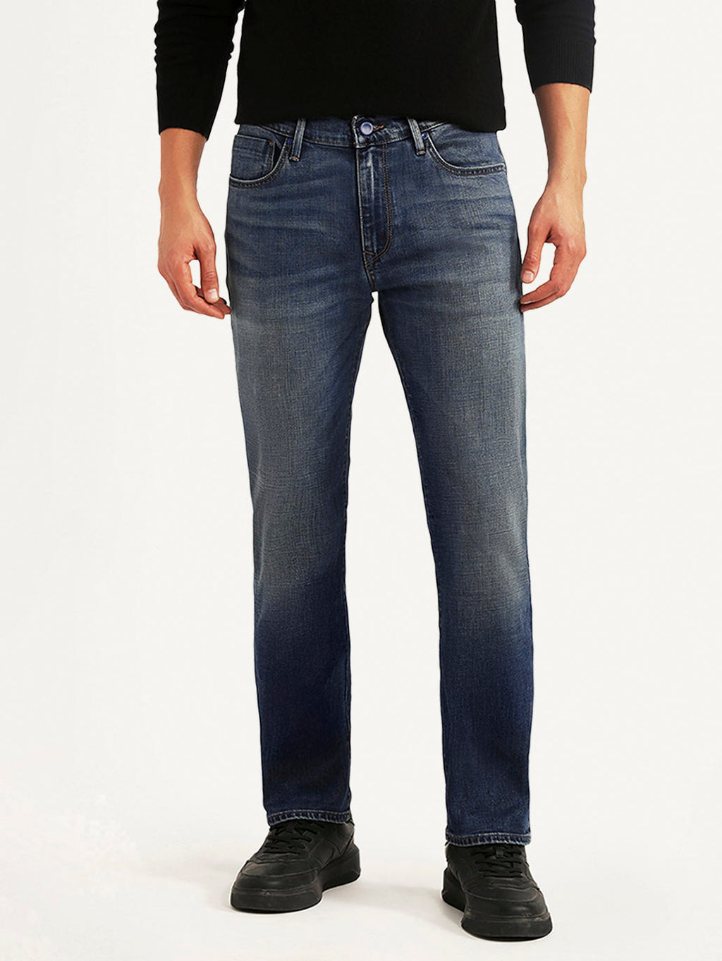 Men's Redloop 511 Blue Slim Fit Mid Rise Jeans