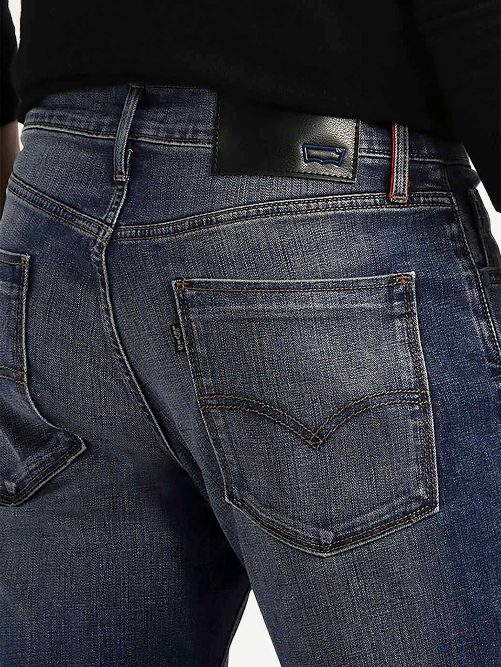 Men's Redloop 511 Blue Slim Fit Mid Rise Jeans