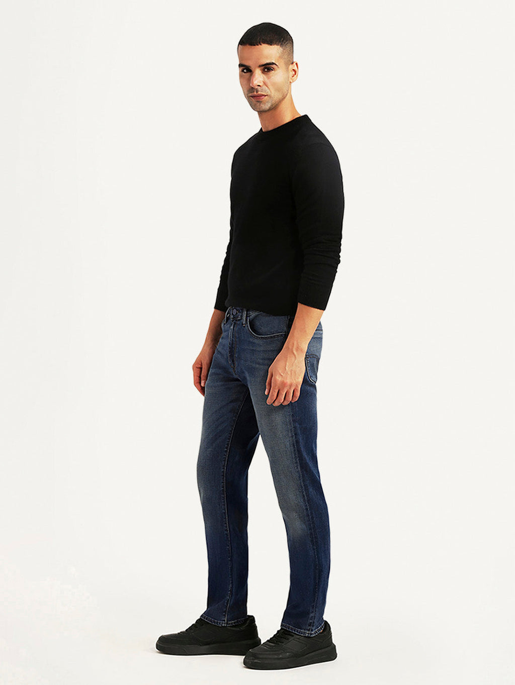 Men's Redloop 511 Blue Slim Fit Mid Rise Jeans