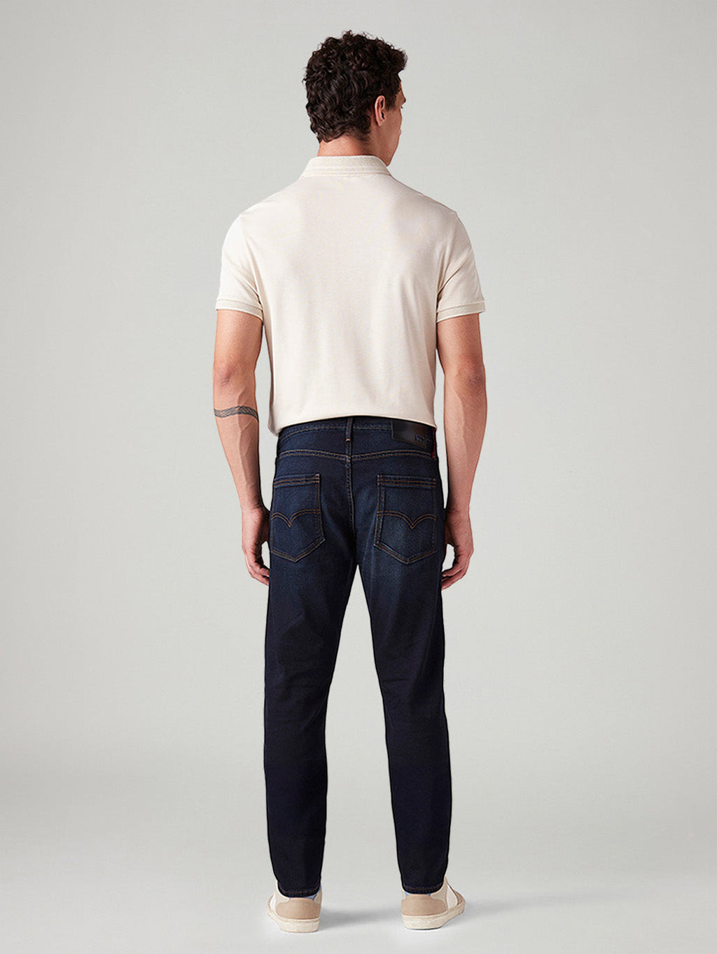 Men's 512 Dark Blue Slim Tapered Fit Mid Rise Jeans