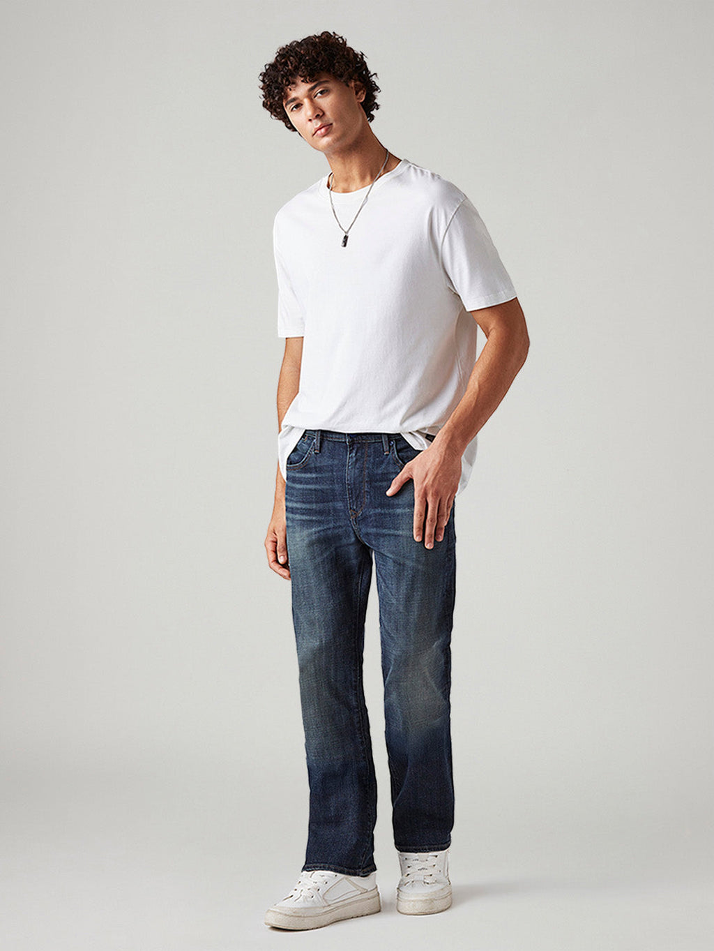 Men's 527 Indigo Bootcut Fit Mid Rise Redloop Jeans