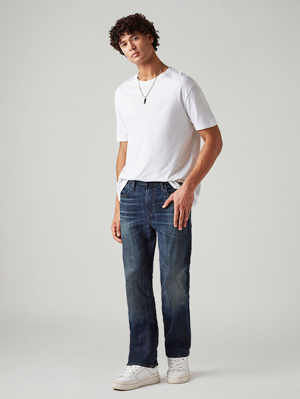Men's 527 Indigo Bootcut Fit Mid Rise Redloop Jeans