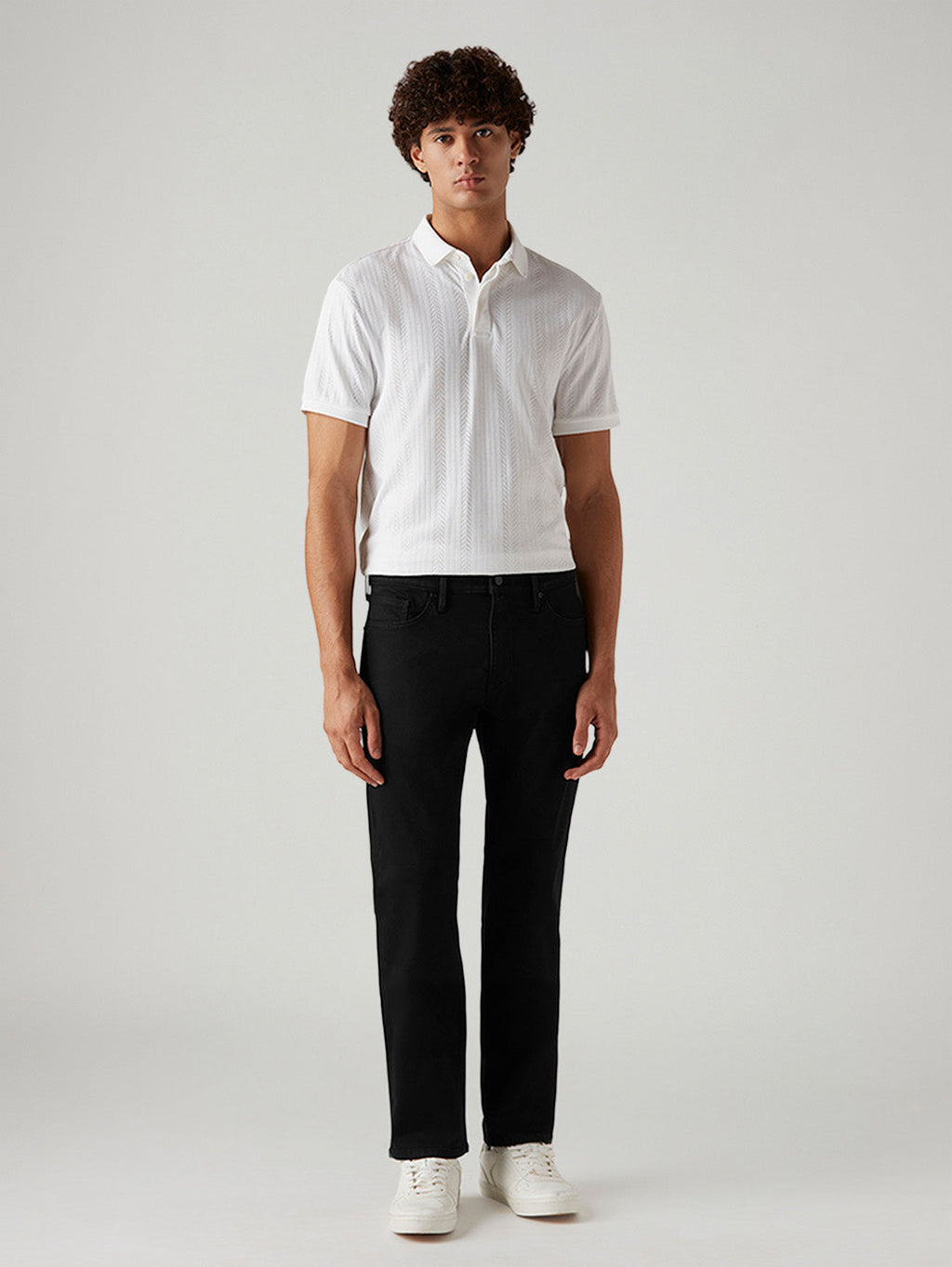 Men's 541 Black Tapered Fit Innovation Stretch Jeans