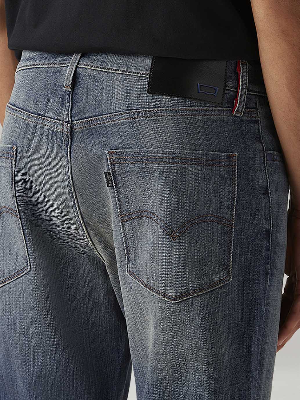 Men's Tinted 541 Blue Tapered Fit Hyper Stretch Jeans