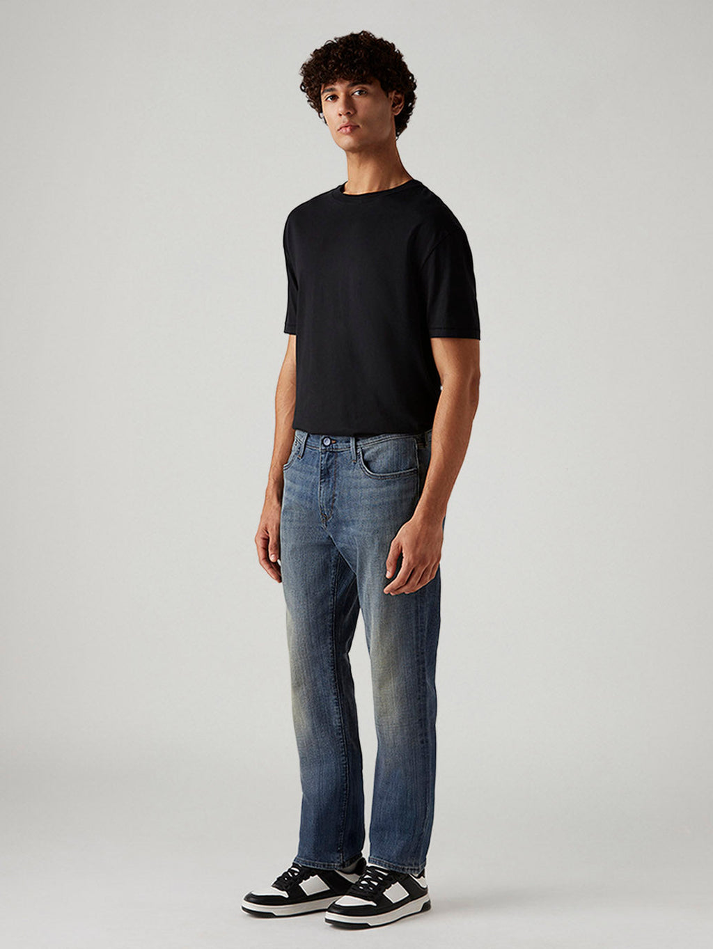 Men's Tinted 541 Blue Tapered Fit Hyper Stretch Jeans
