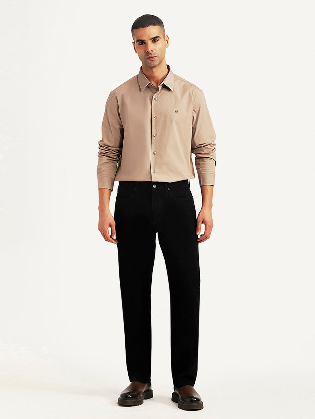 Men's Redloop 541 Black Tapered Fit Mid Rise Jeans