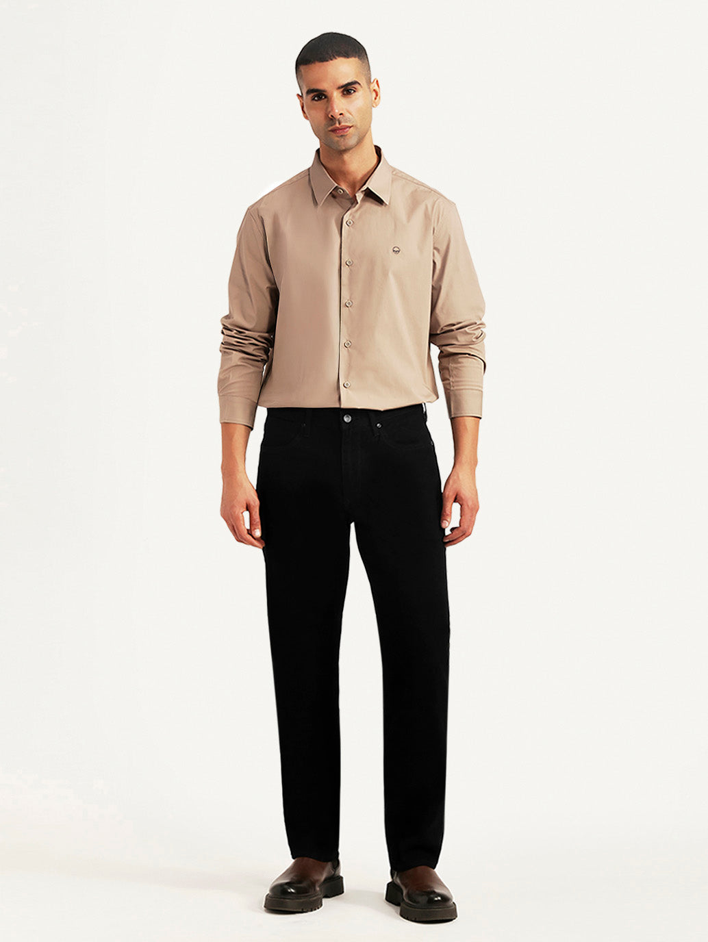 Men's Redloop 541 Black Tapered Fit Mid Rise Jeans
