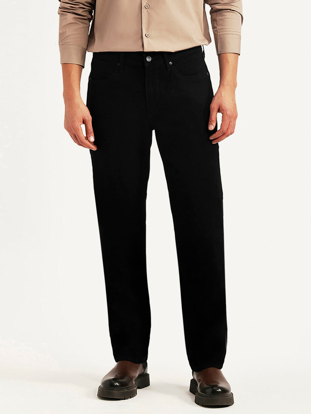 Men's Redloop 541 Black Tapered Fit Mid Rise Jeans