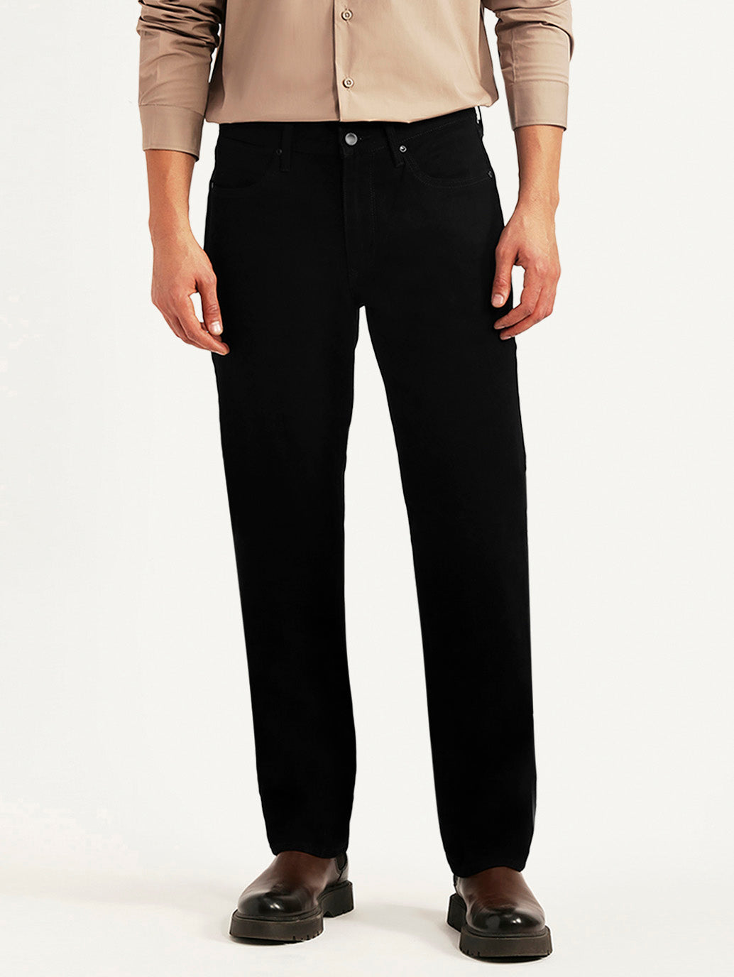 Men's Redloop 541 Black Tapered Fit Mid Rise Jeans