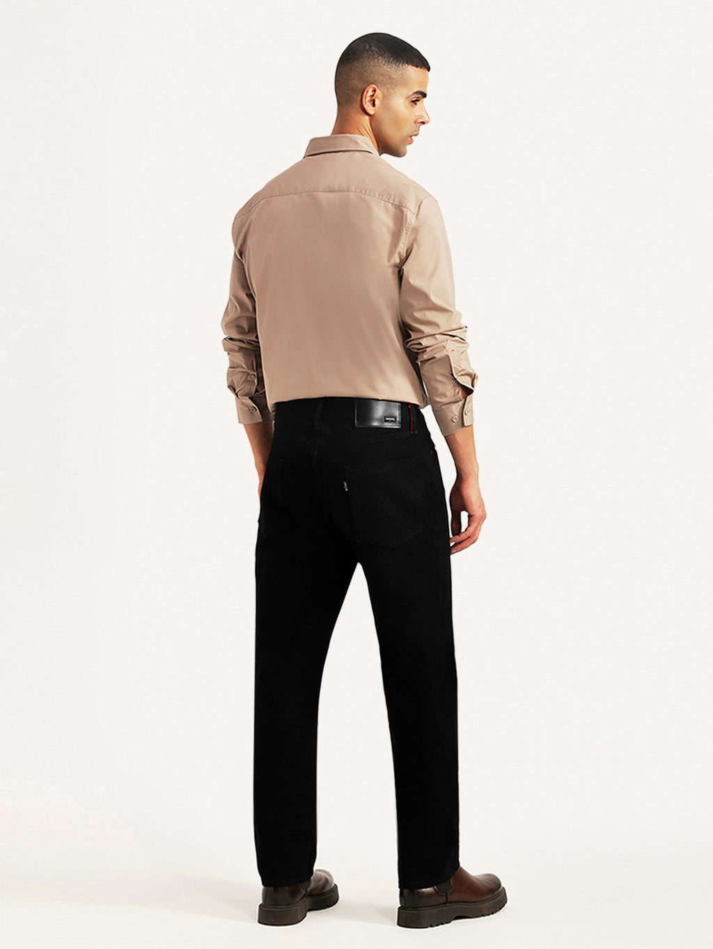 Men's Redloop 541 Black Tapered Fit Mid Rise Jeans