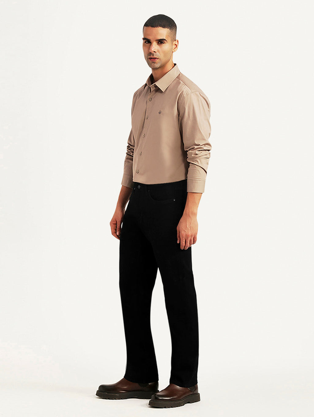 Men's Redloop 541 Black Tapered Fit Mid Rise Jeans
