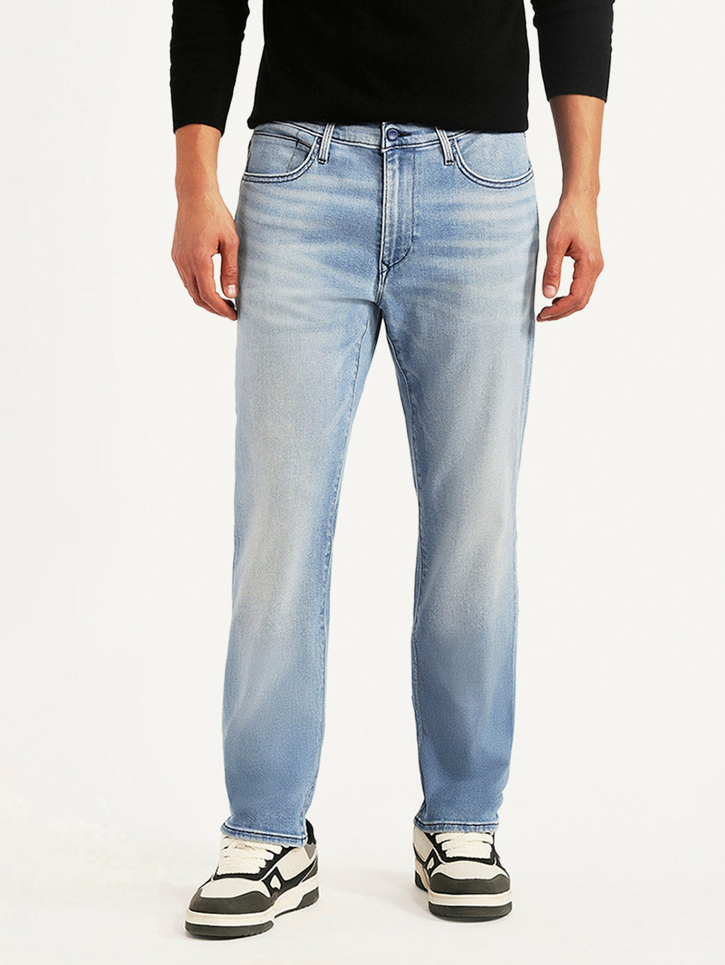 Men's Redloop 541 Light Blue Tapered Fit Mid Rise Jeans
