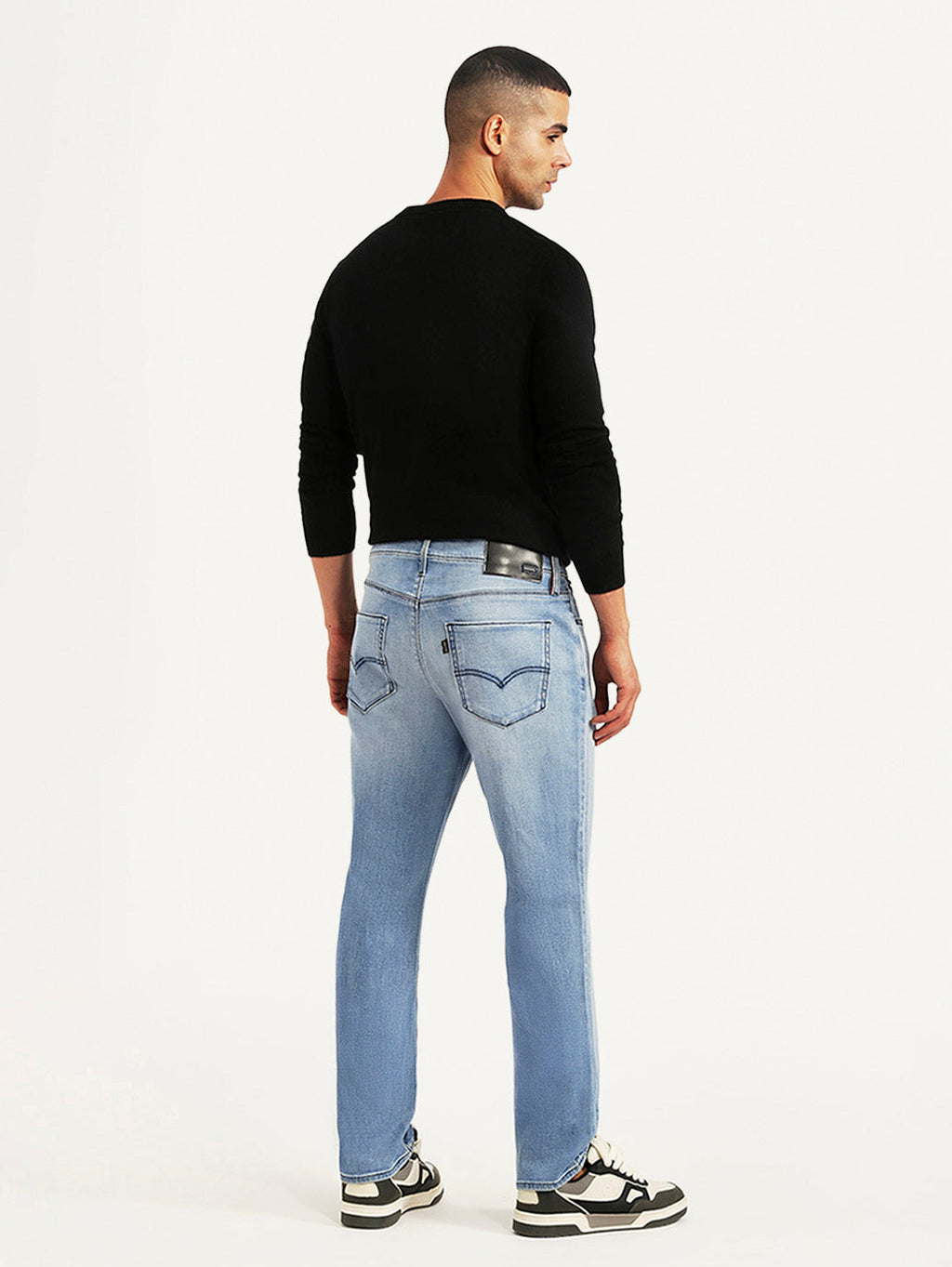 Men's Redloop 541 Light Blue Tapered Fit Mid Rise Jeans