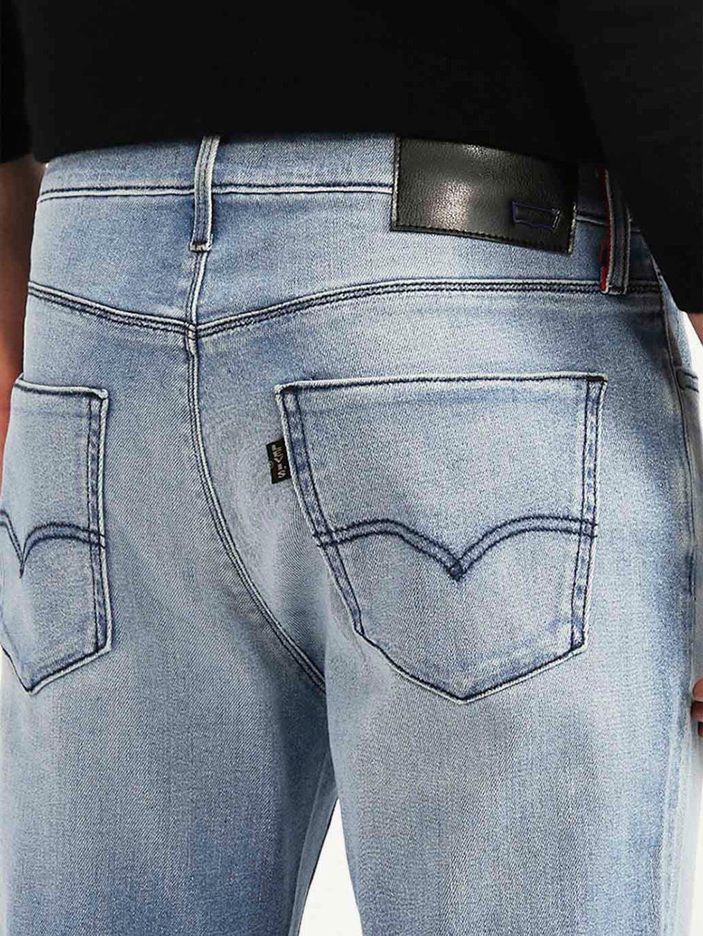 Men's Redloop 541 Light Blue Tapered Fit Mid Rise Jeans