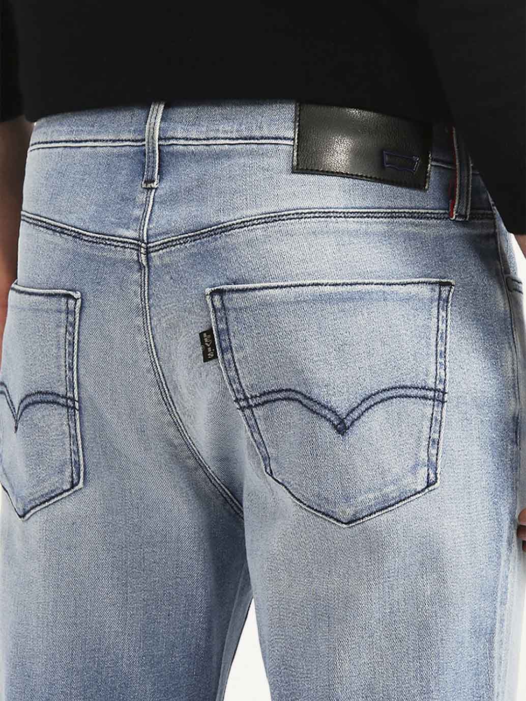 Men's Redloop 541 Light Blue Tapered Fit Mid Rise Jeans