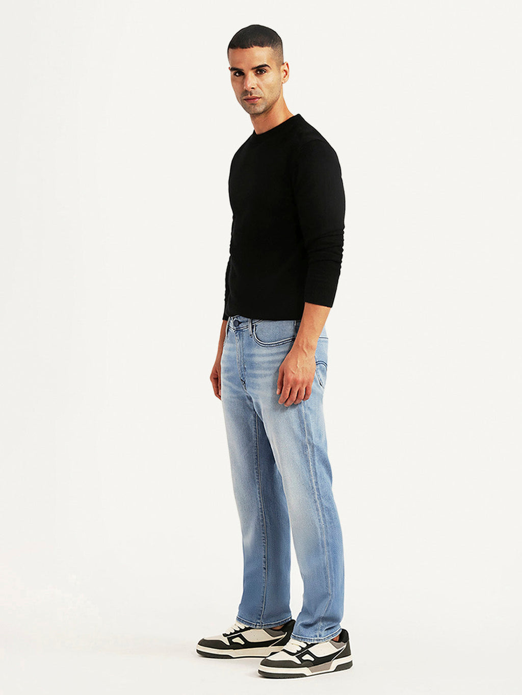 Men's Redloop 541 Light Blue Tapered Fit Mid Rise Jeans