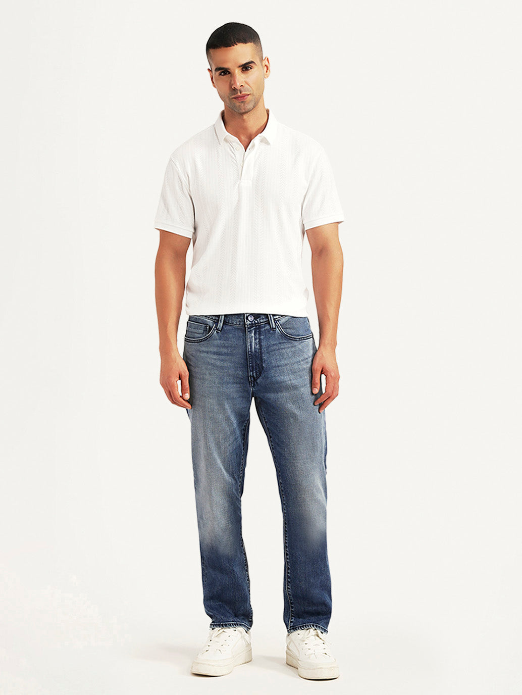 Men's Redloop 541 Blue Tapered Fit Mid Rise Jeans