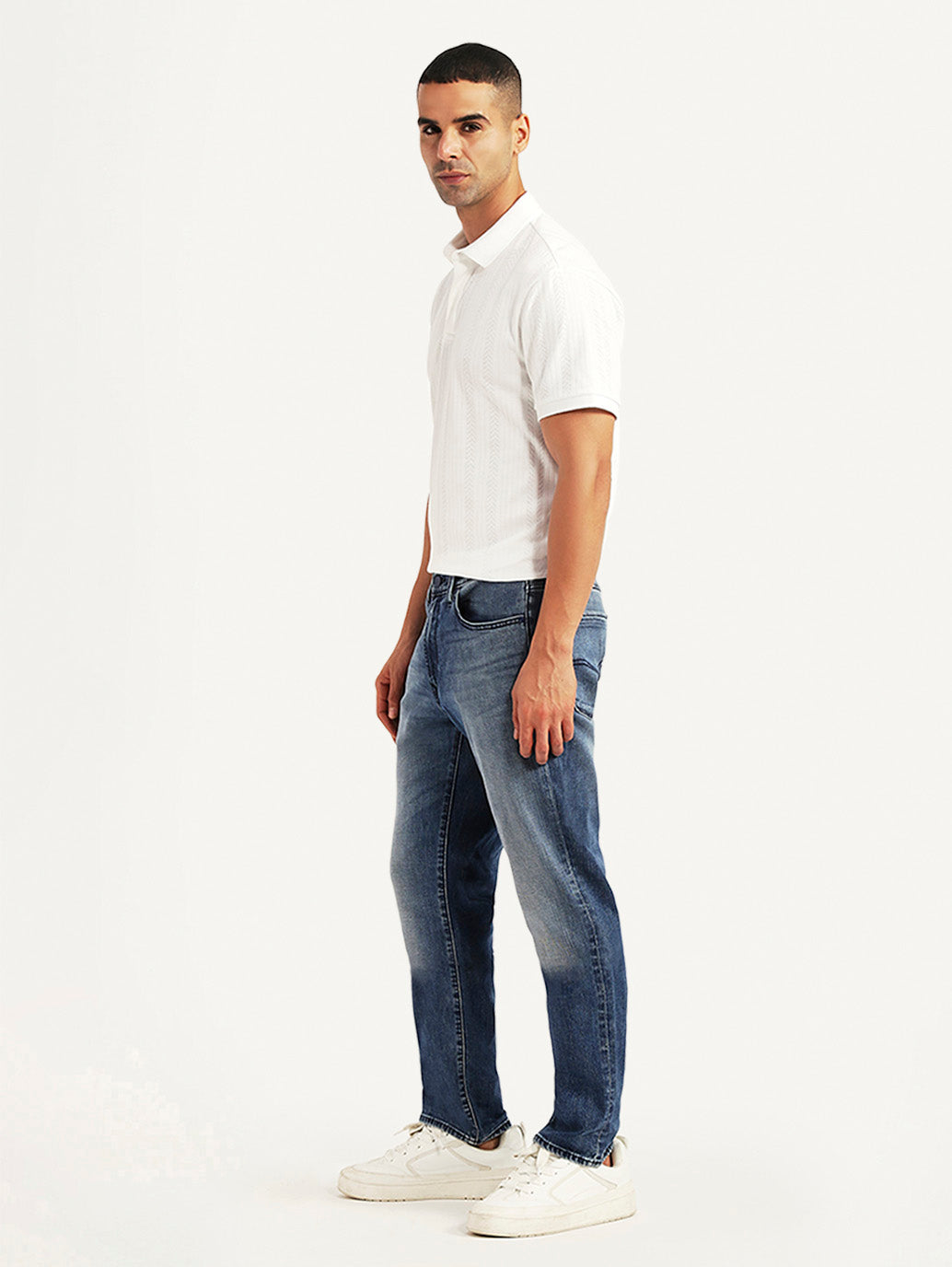 Men's Redloop 541 Blue Tapered Fit Mid Rise Jeans