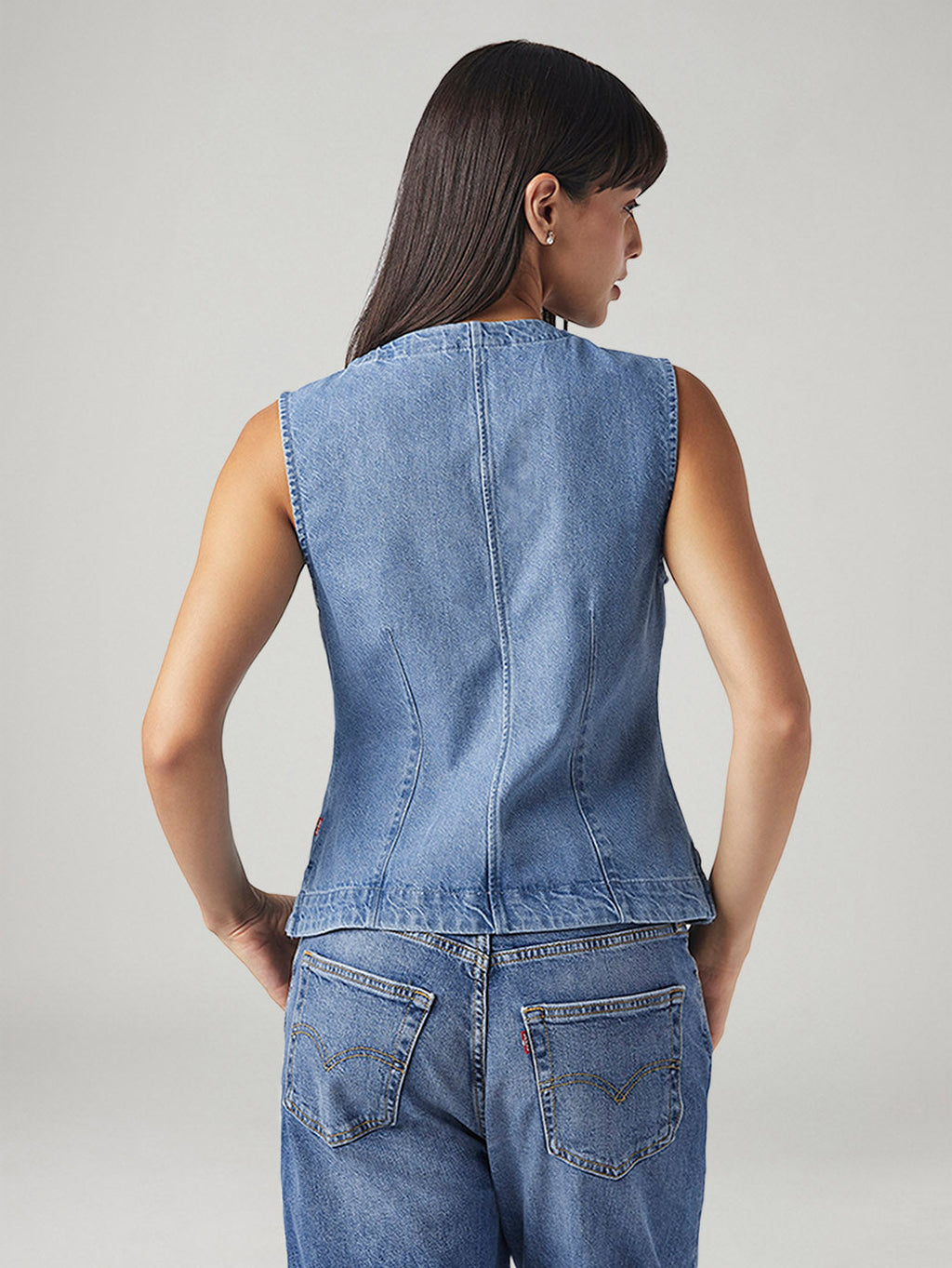 Women's Solid Regular Fit Denim Top