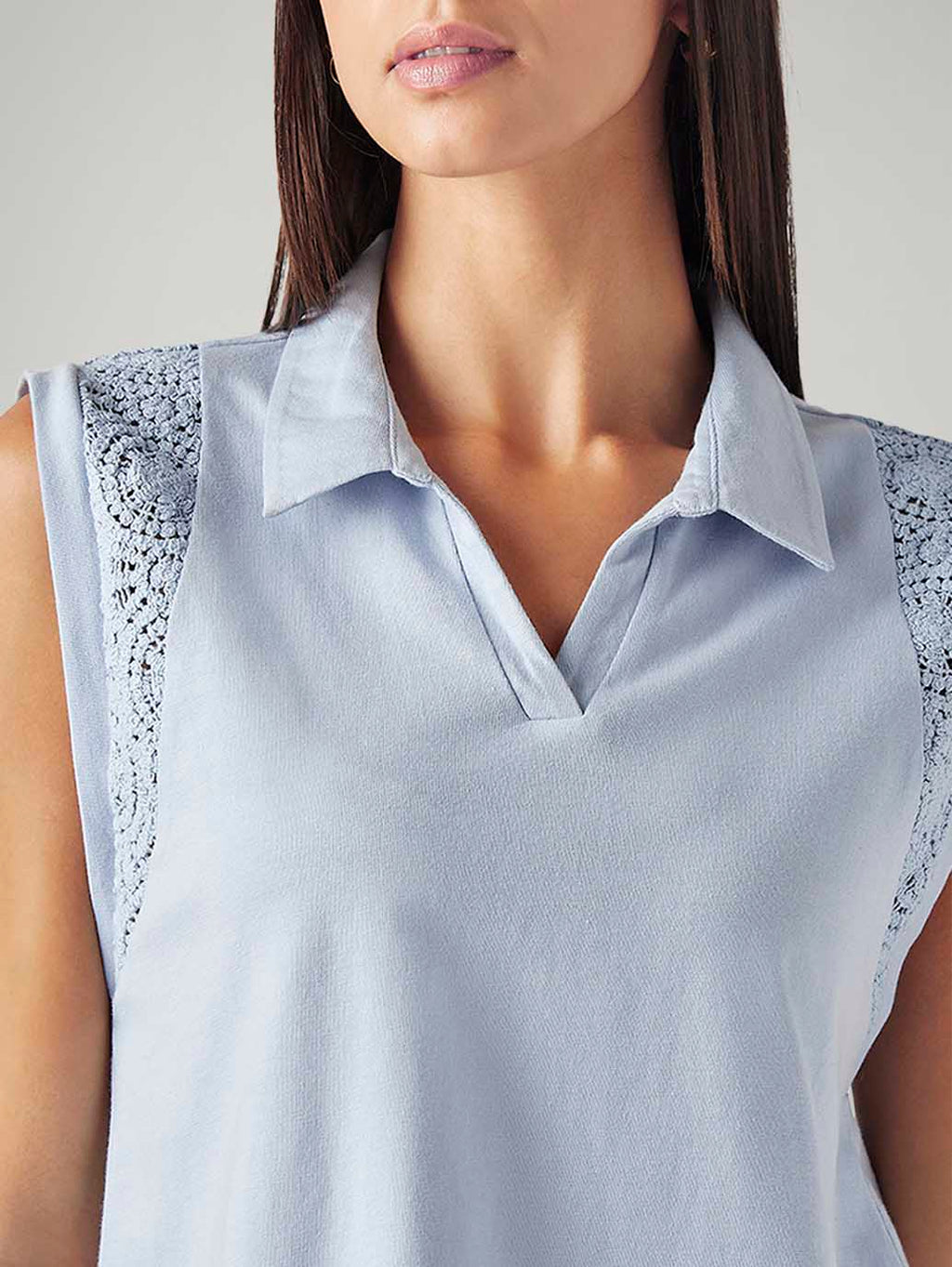 Women's Crochet Regular Fit T-Shirt