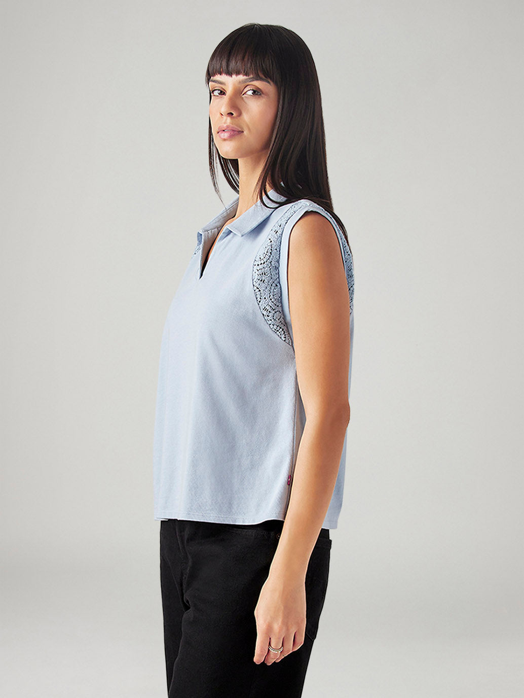 Women's Crochet Regular Fit T-Shirt