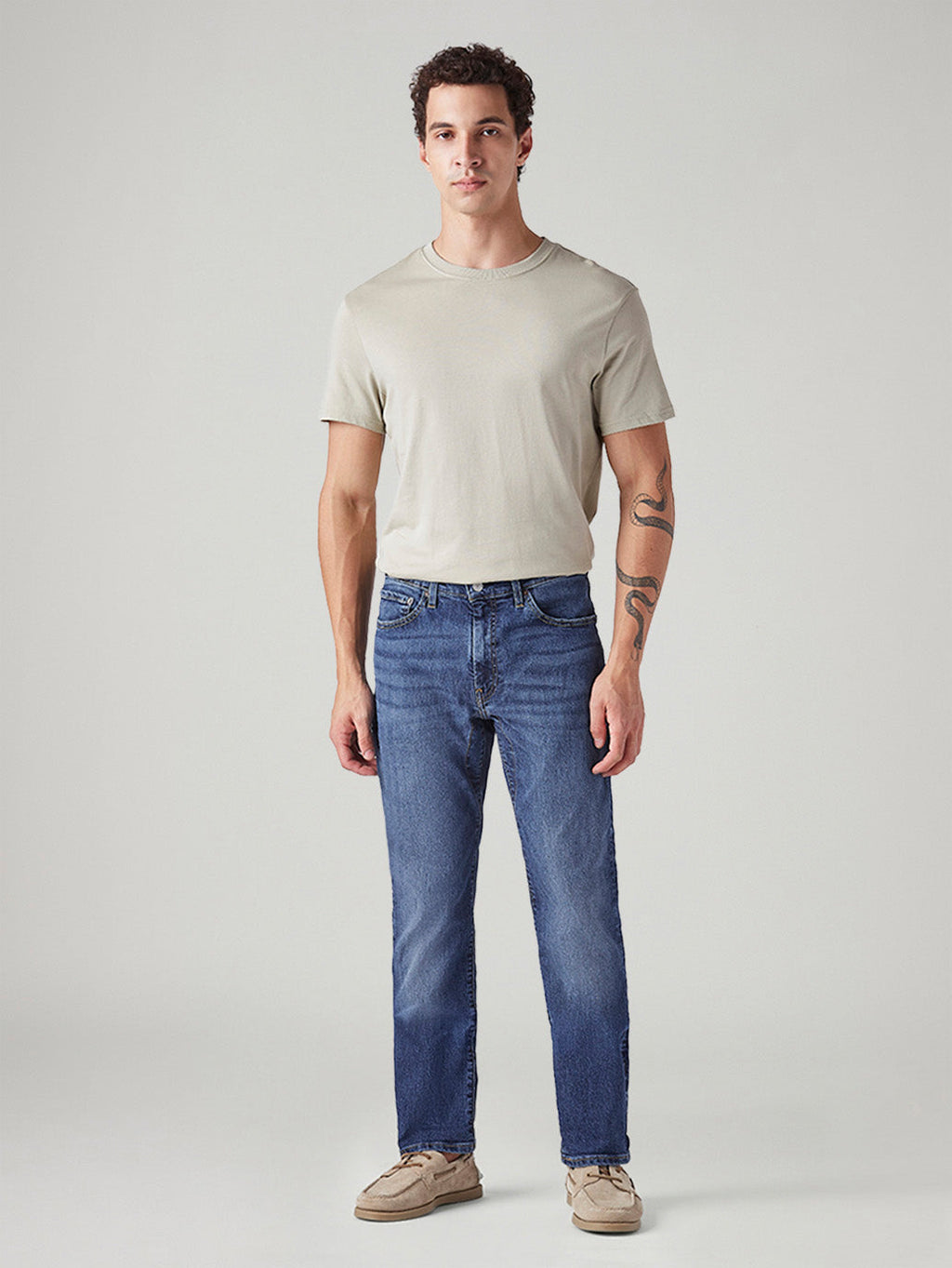 Men's 541 Blue Tapered Fit Mid Rise Commuter Jeans