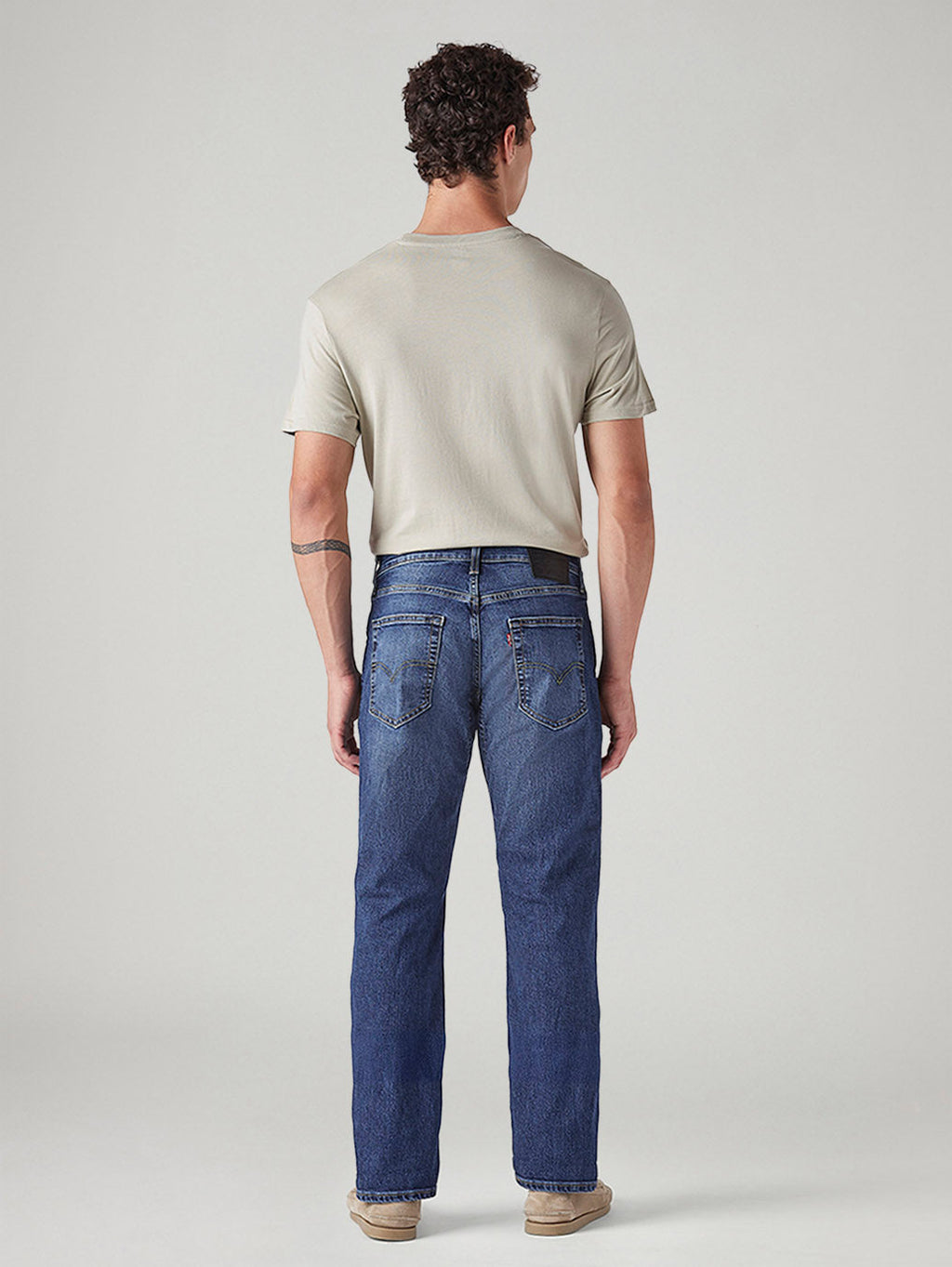 Men's 541 Blue Tapered Fit Mid Rise Commuter Jeans