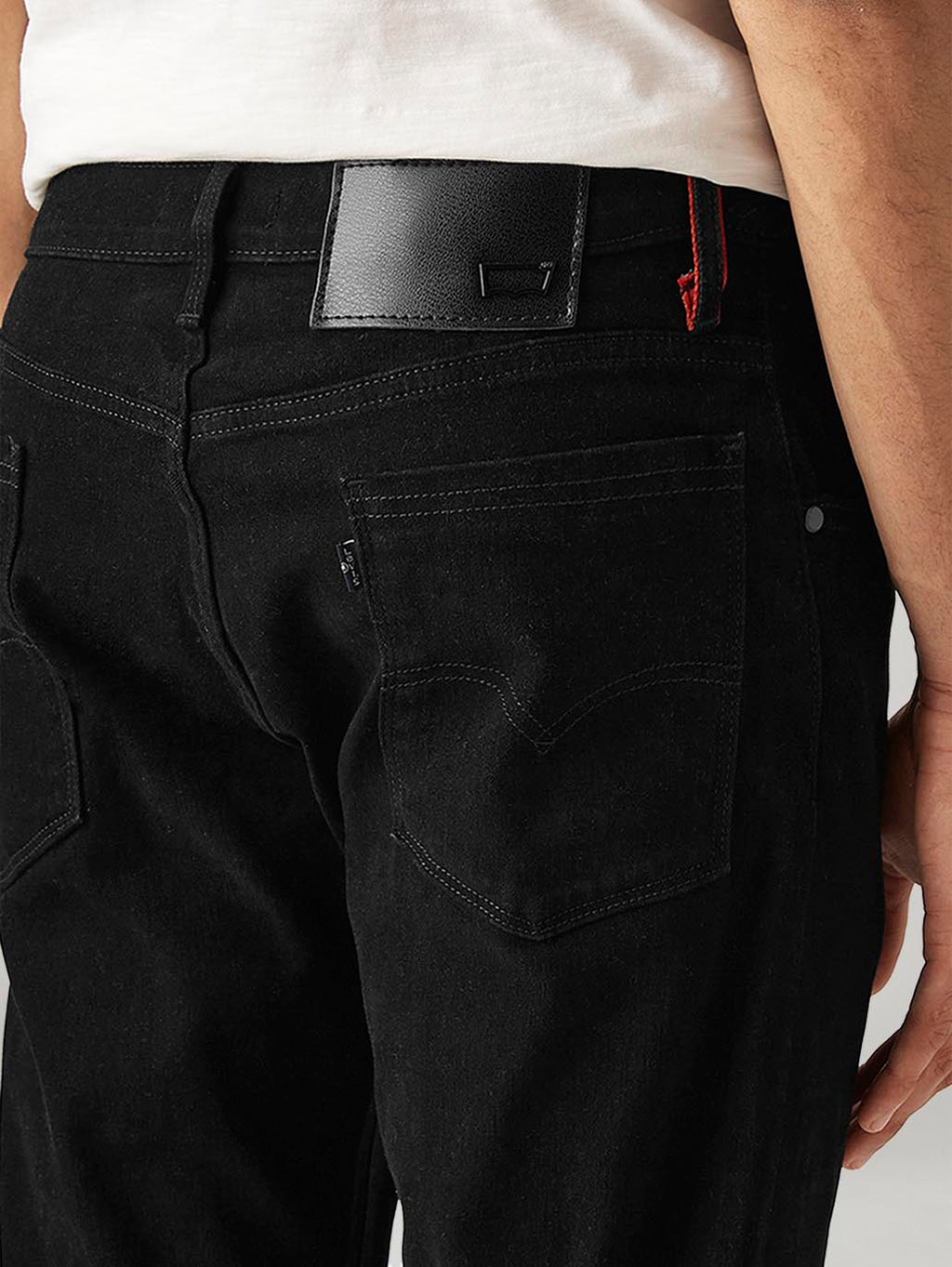 Men's 517 Black Bootcut Fit Mid Rise Redloop Jeans