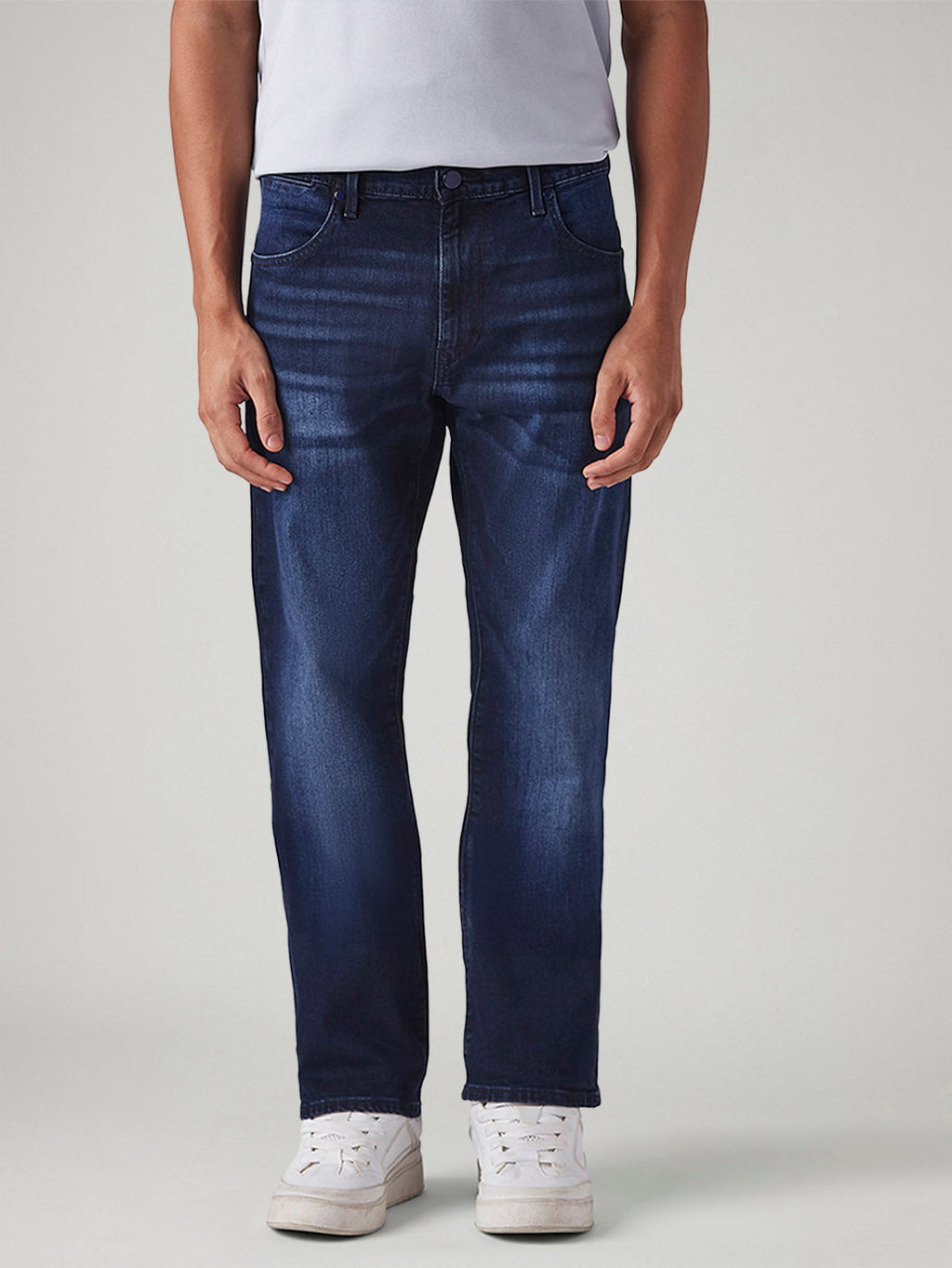 Men's 511 Dark Blue Slim Fit Mid Rise Redloop Jeans