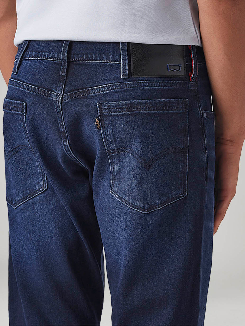 Men's 511 Dark Blue Slim Fit Mid Rise Redloop Jeans