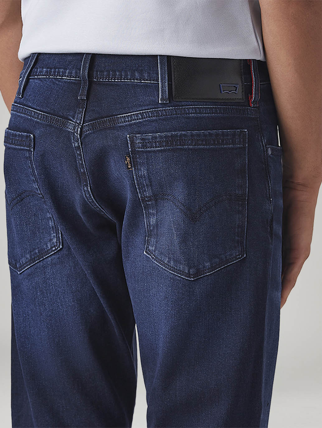 Men's 511 Dark Blue Slim Fit Mid Rise Redloop Jeans