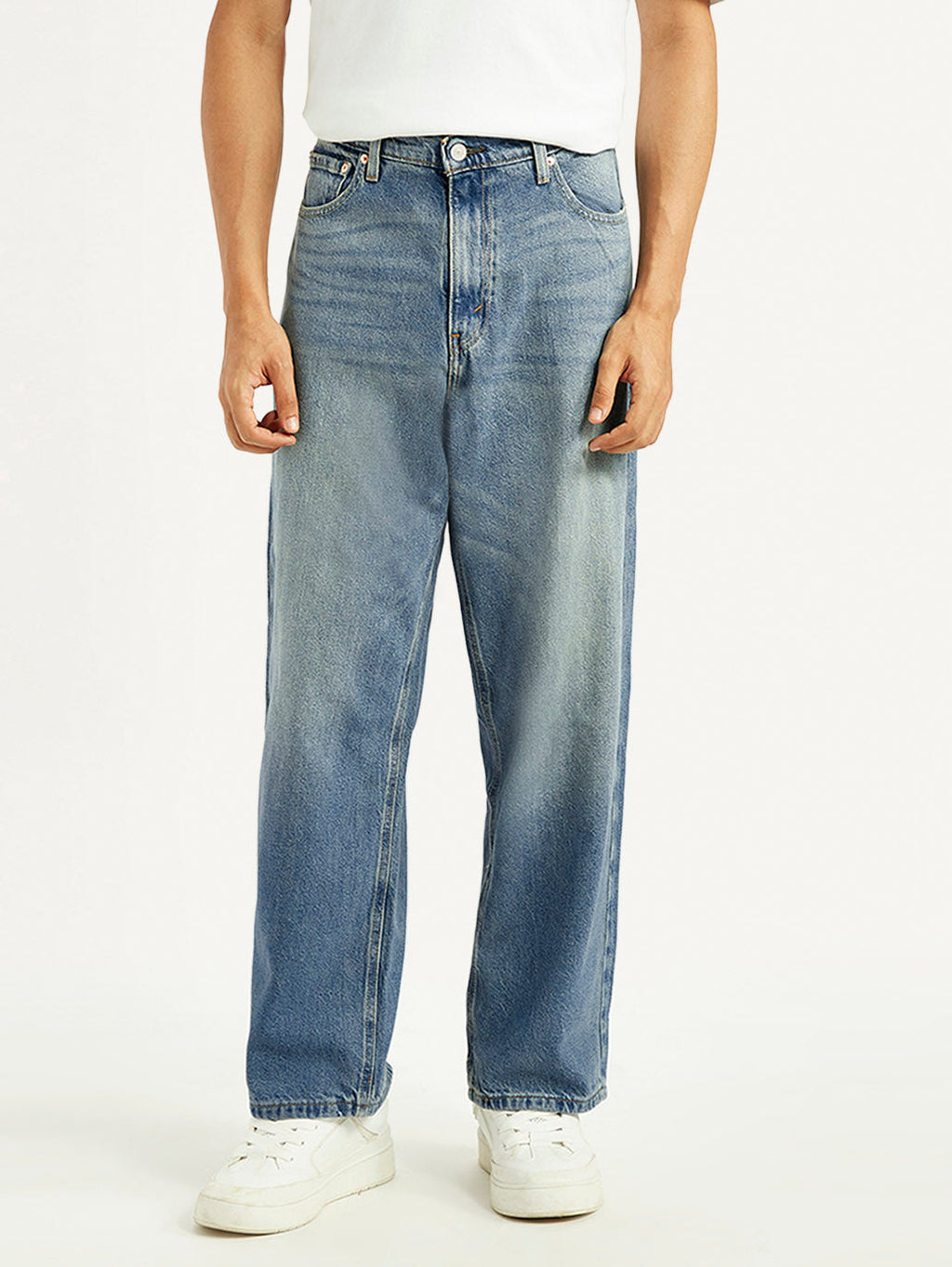 Men's 578 Blue Loose Fit Mid Rise Jeans