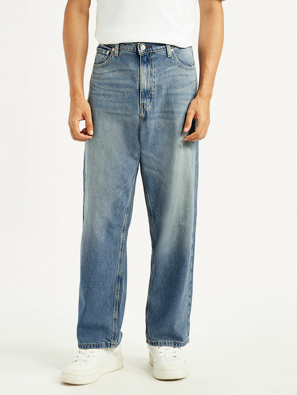 Men's 578 Blue Loose Fit Mid Rise Jeans