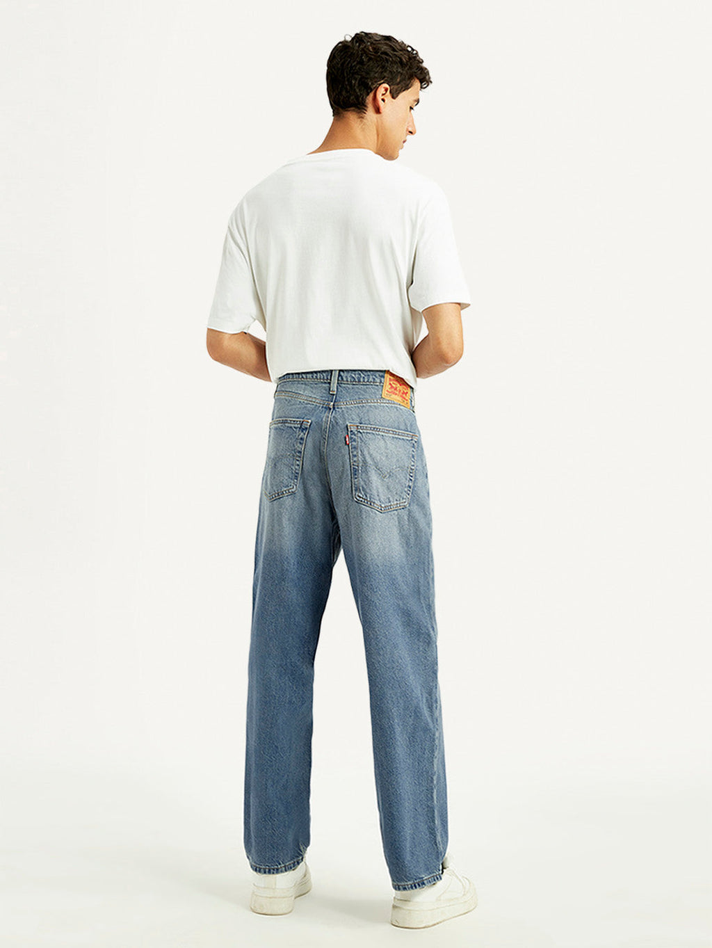 Men's 578 Blue Loose Fit Mid Rise Jeans