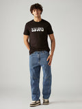 Men's 568 Blue Loose Fit Mid Rise Jeans