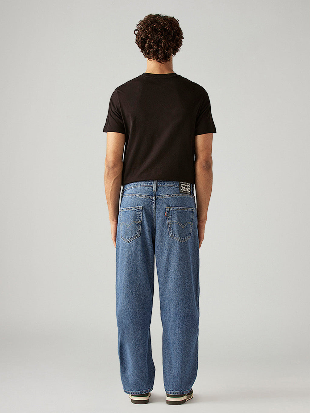 Men's 568 Blue Loose Fit Mid Rise Jeans