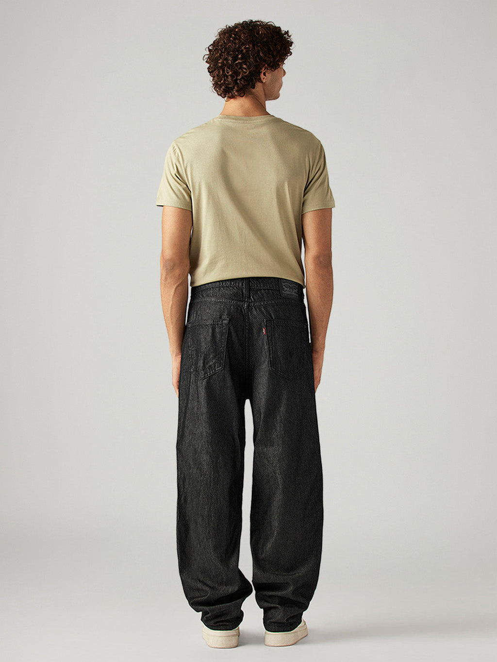 Men's 578 Black Baggy Fit Mid Rise Jeans