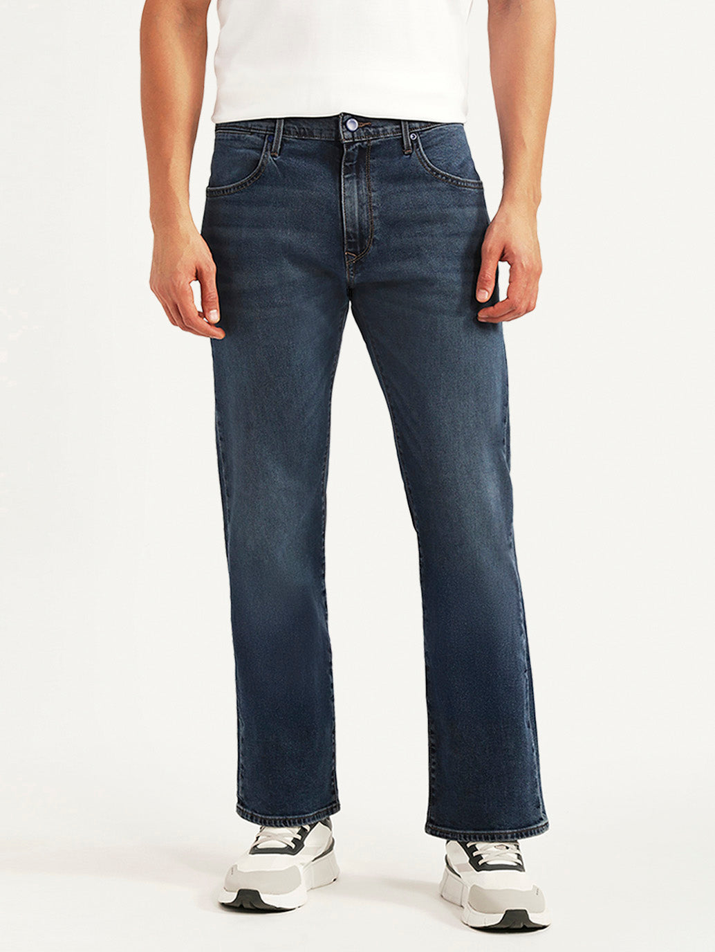Men's Redloop 517 Dark Blue Bootcut Fit Mid Rise Jeans