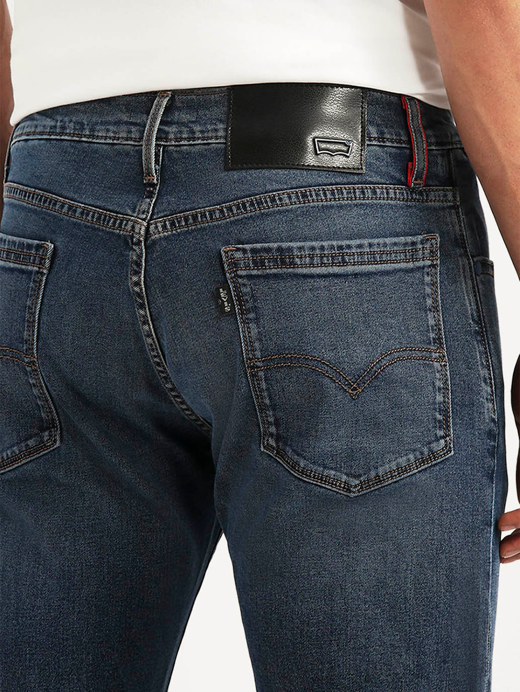 Men's Redloop 517 Dark Blue Bootcut Fit Mid Rise Jeans