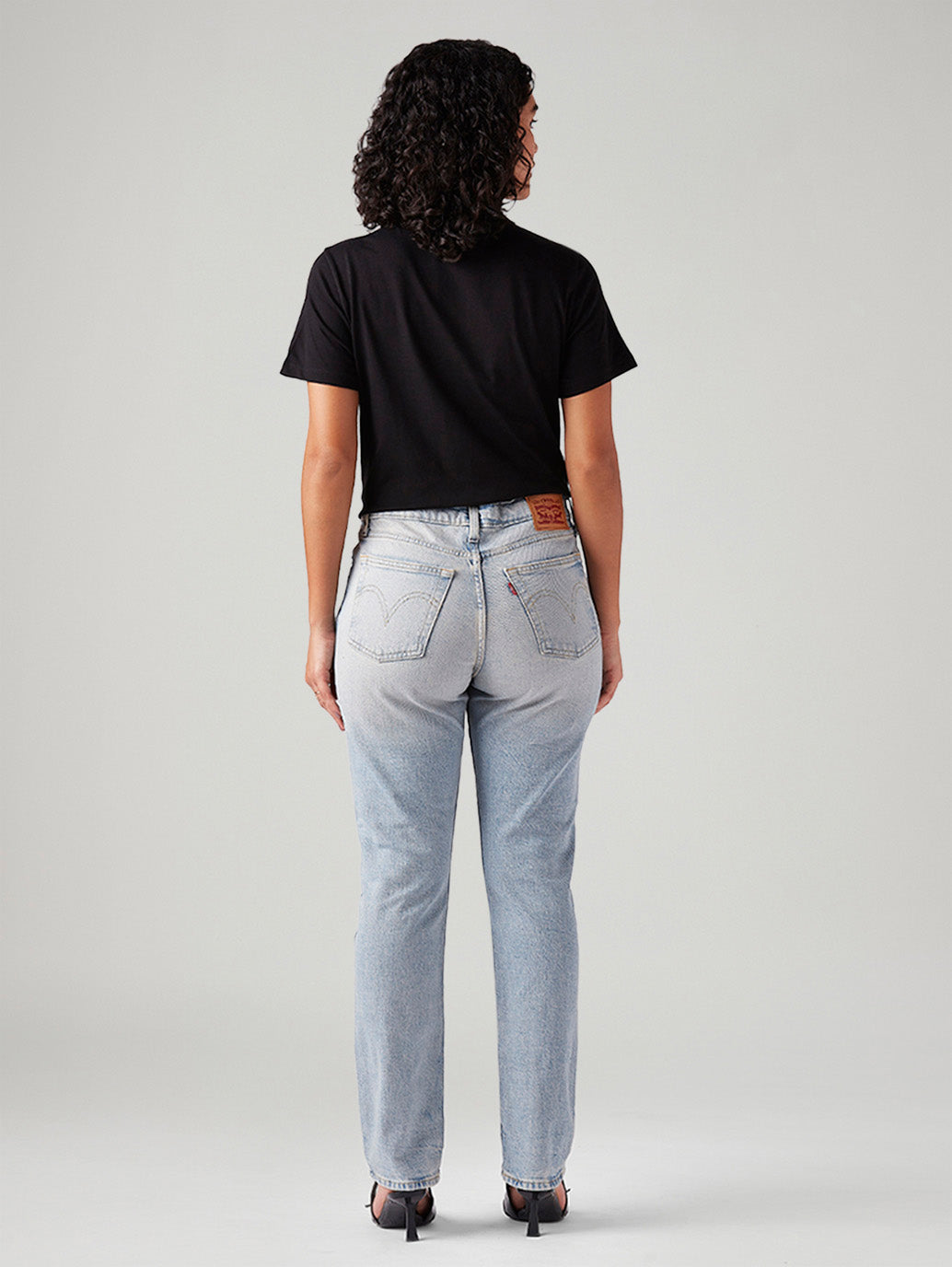 Women's Light Blue Wedgie Slim Fit Mid Rise Jeans