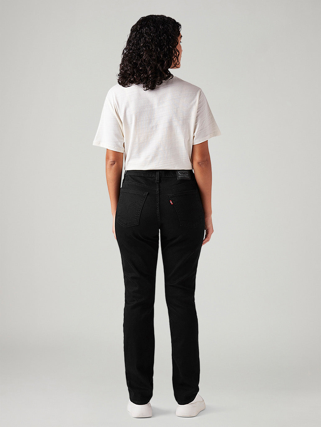 Women's Black Wedgie Slim Fit Mid Rise Jeans