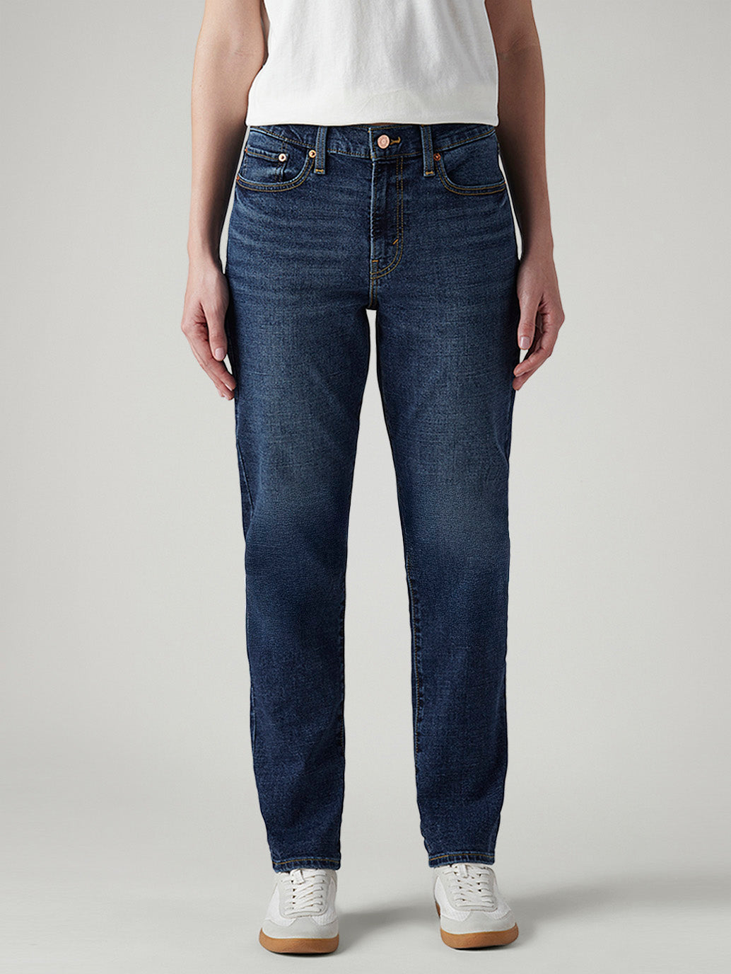 Women's Dark Indigo Wedgie Slim Fit Mid Rise Jeans
