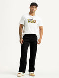 Men's 567 Black Bootcut Fit Mid Rise Kooltex Jeans