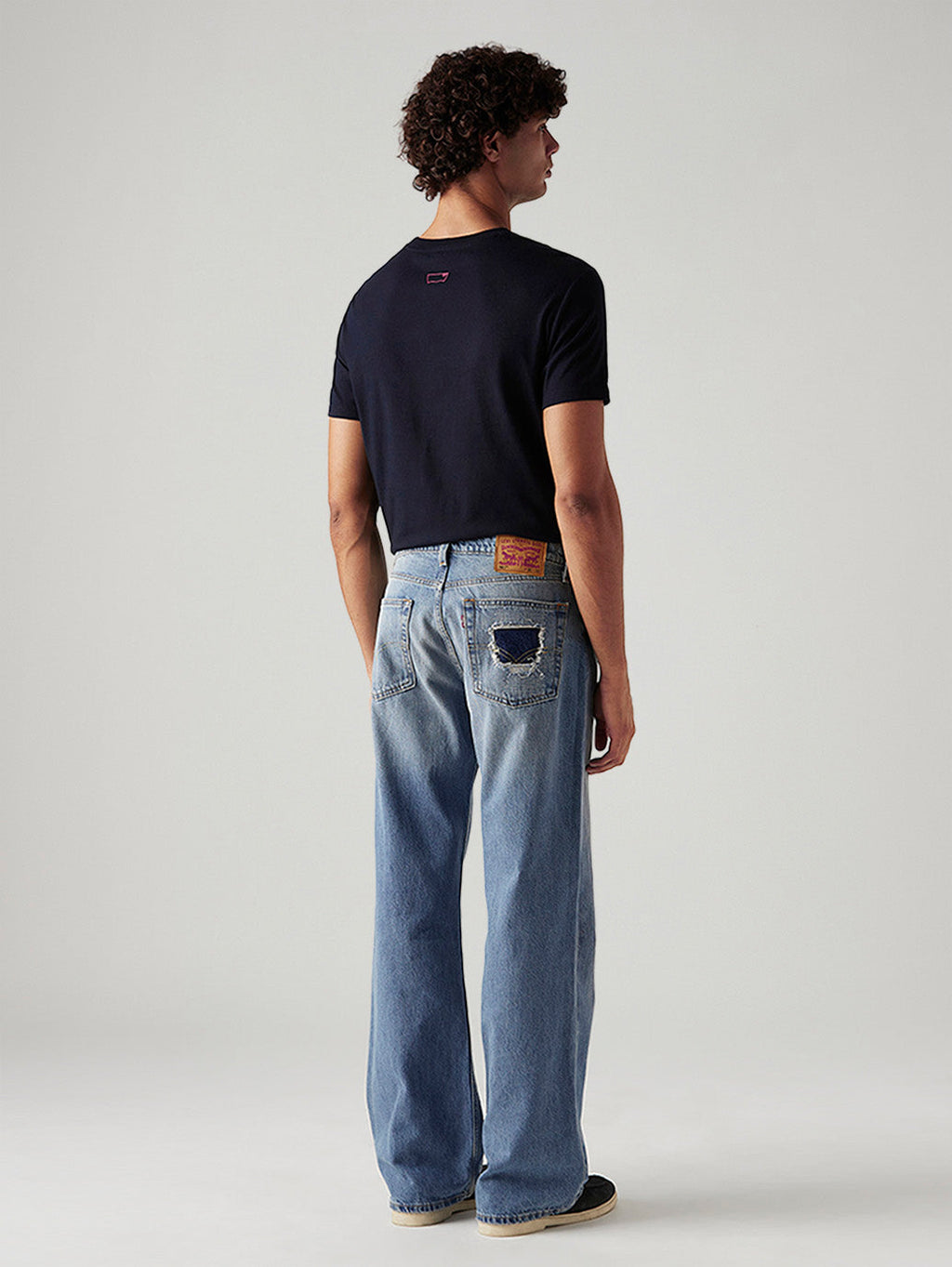 Men's 567 Light Blue Bootcut Mid Rise Jeans
