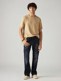 Men's 517 Dark Blue Bootcut Fit Mid Rise Hyper Stretch Jeans