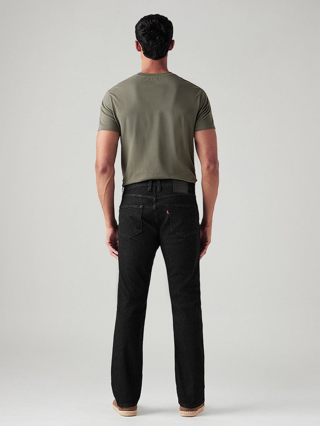 Men's 513 Black Slim Straight Fit Mid Rise Jeans